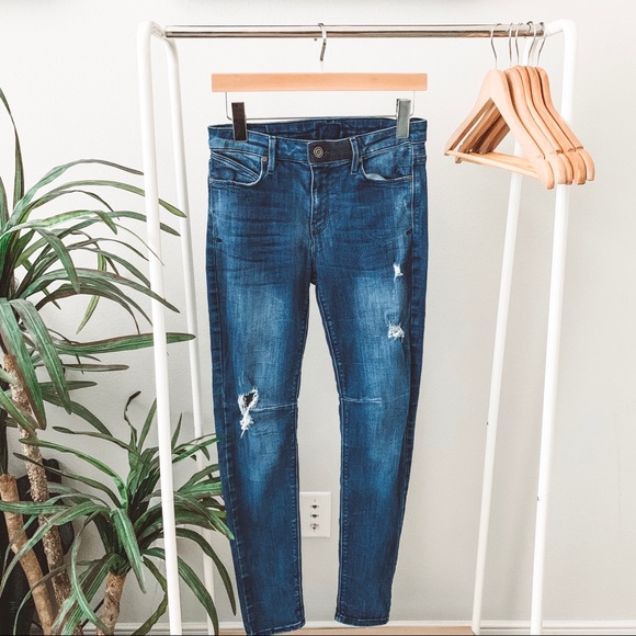rta distressed skinny jeans